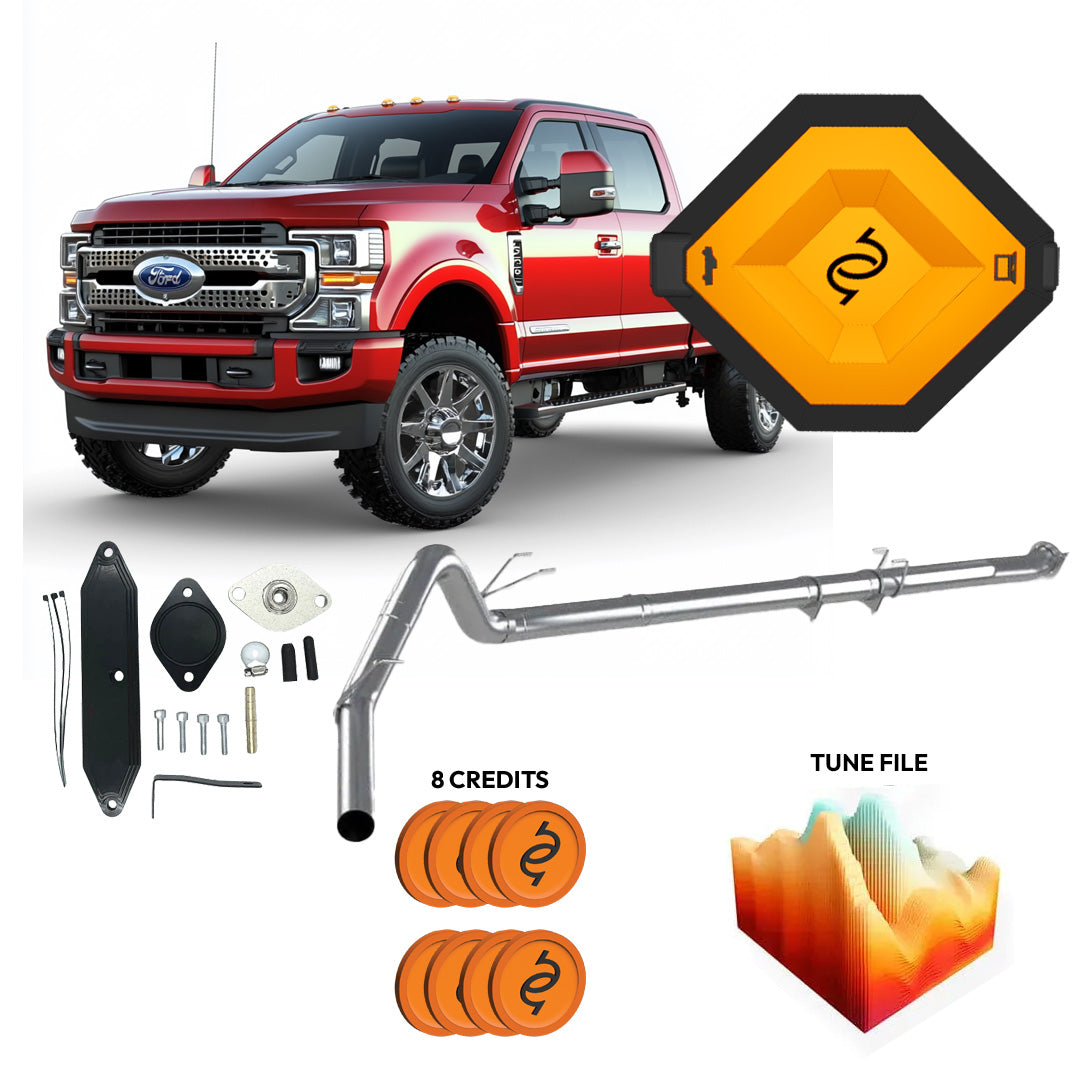 Ford Powerstroke 2022 Delete Kit with 4 inch exhaust