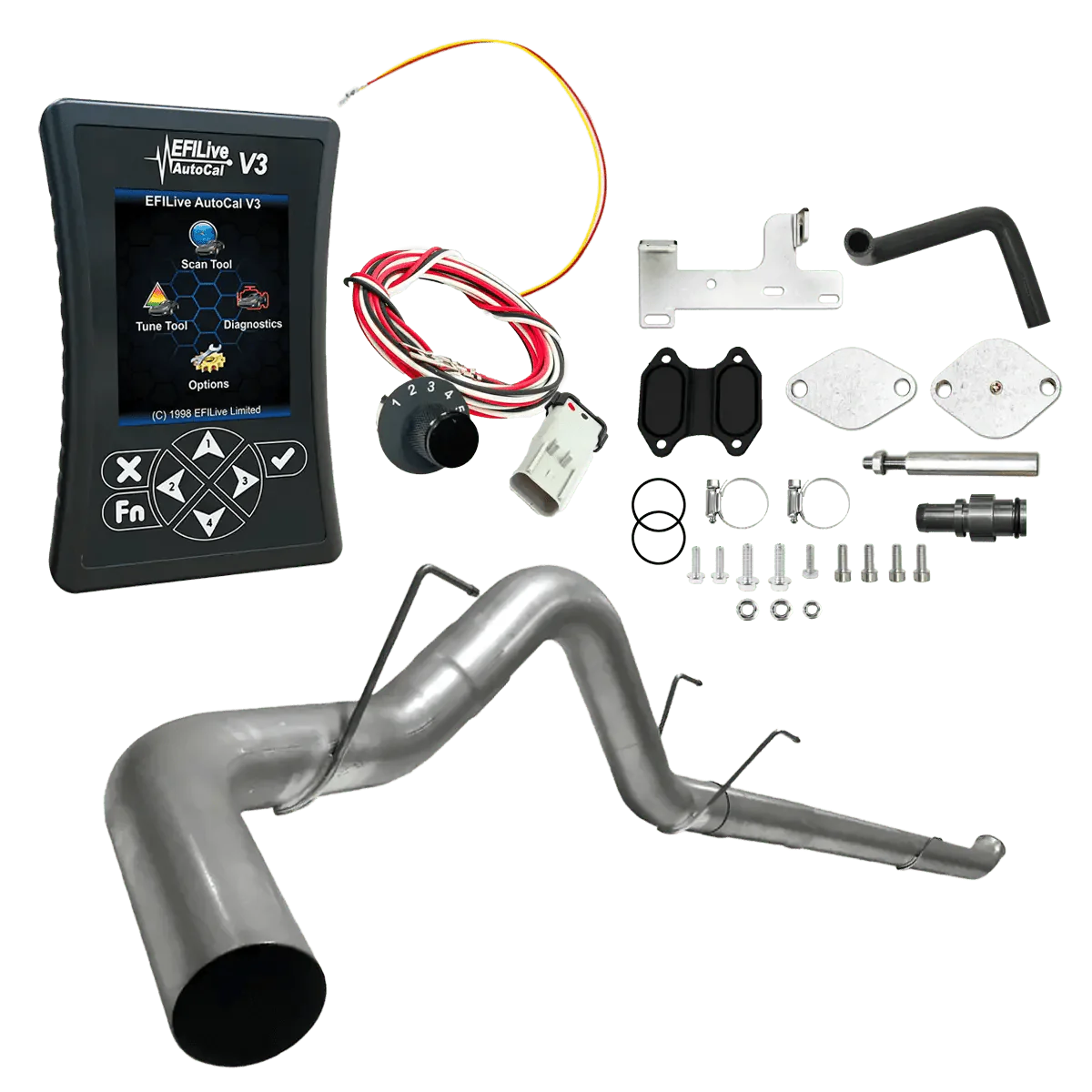 diesel edge All-in-one Kit 2019-2021 6.7L RAM Cummins (CMF) / 5-inch Downpipe Back Ram Cummins 6.7L All-in-One DPF/DEF/EGR Delete Kit (2013-2021)