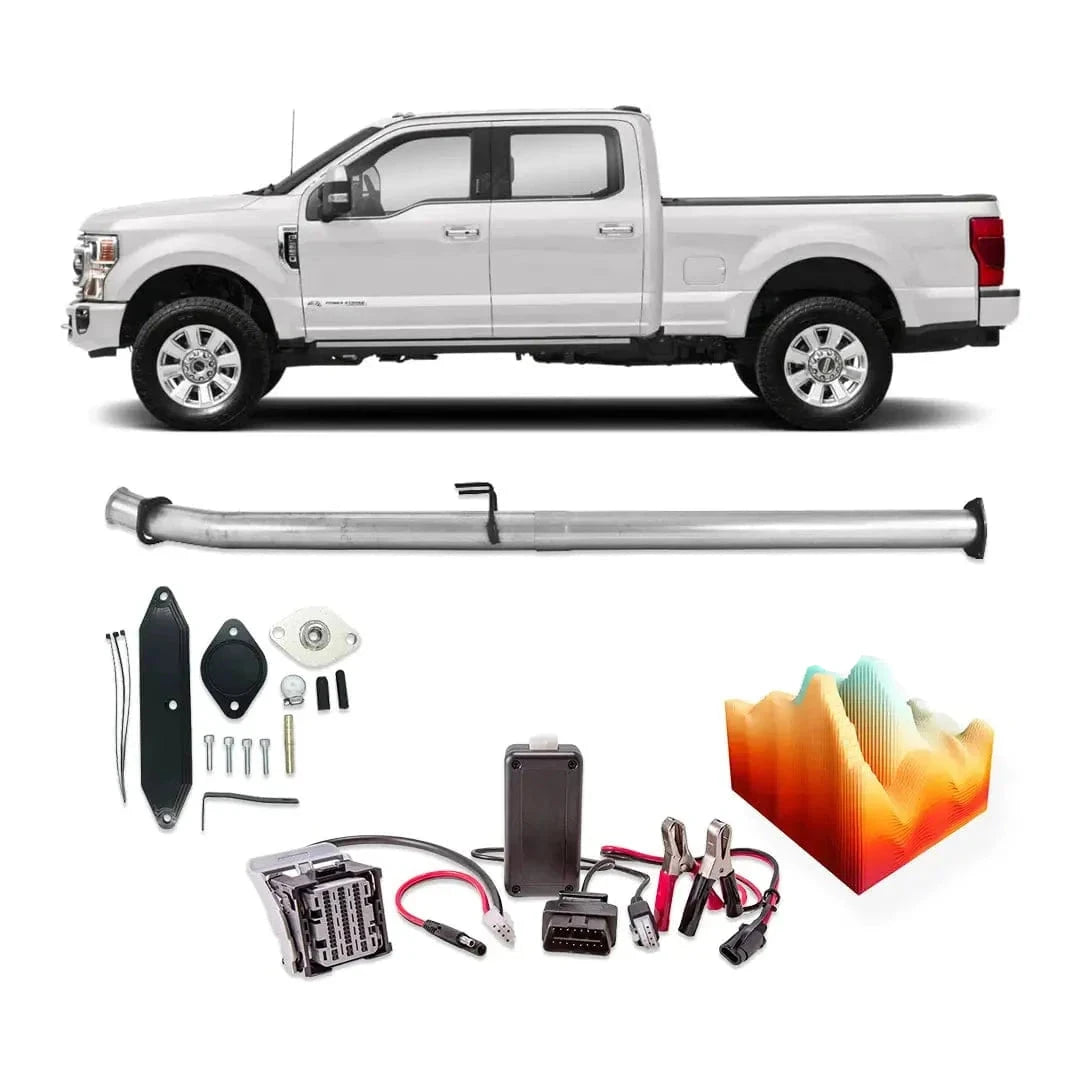 diesel edge Bundles DPF Delete Pipe 2020-2022 Ford Powerstroke 6.7L All In One DPF/DEF/EGR Delete Kit