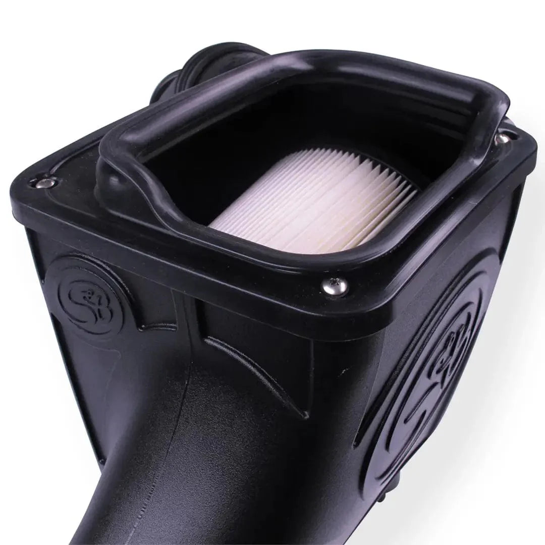 S&B Filters Cold Air Intake (2003-2007) Ford Powerstroke 6.0L / Dry Extendable Ford Powerstroke S&B Cold Air Intake