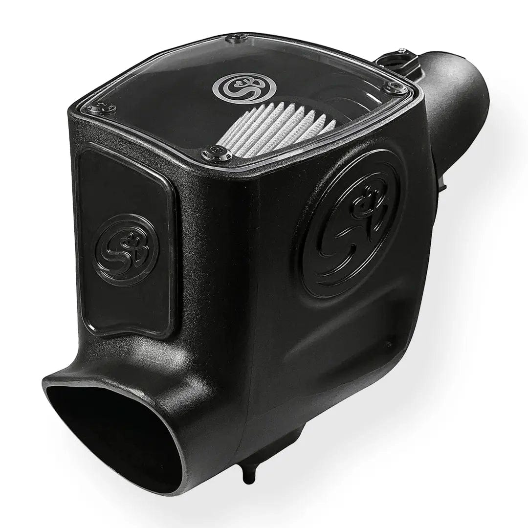 S&B Filters Cold Air Intake (2008-2010) Ford Powerstroke 6.4L / Dry Extendable Ford Powerstroke S&B Cold Air Intake
