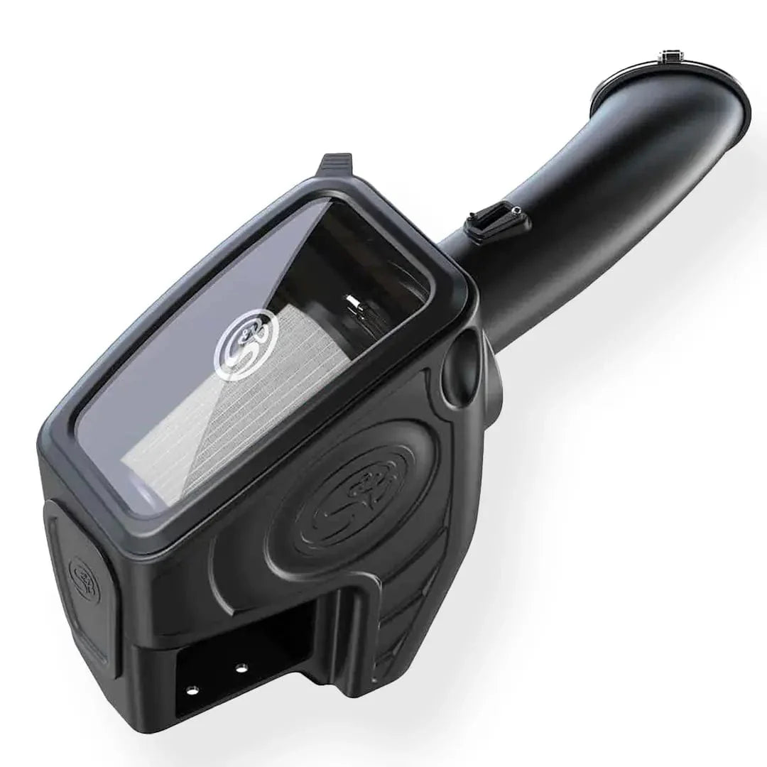 S&B Filters Cold Air Intake (2011-2016) Ford Powerstroke 6.7L / Dry Extendable Ford Powerstroke S&B Cold Air Intake