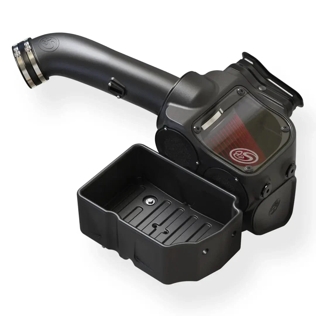 S&B Filters Cold Air Intake (2017-2019) Ford Powerstroke 6.7L / Cotton Cleanable Ford Powerstroke S&B Cold Air Intake